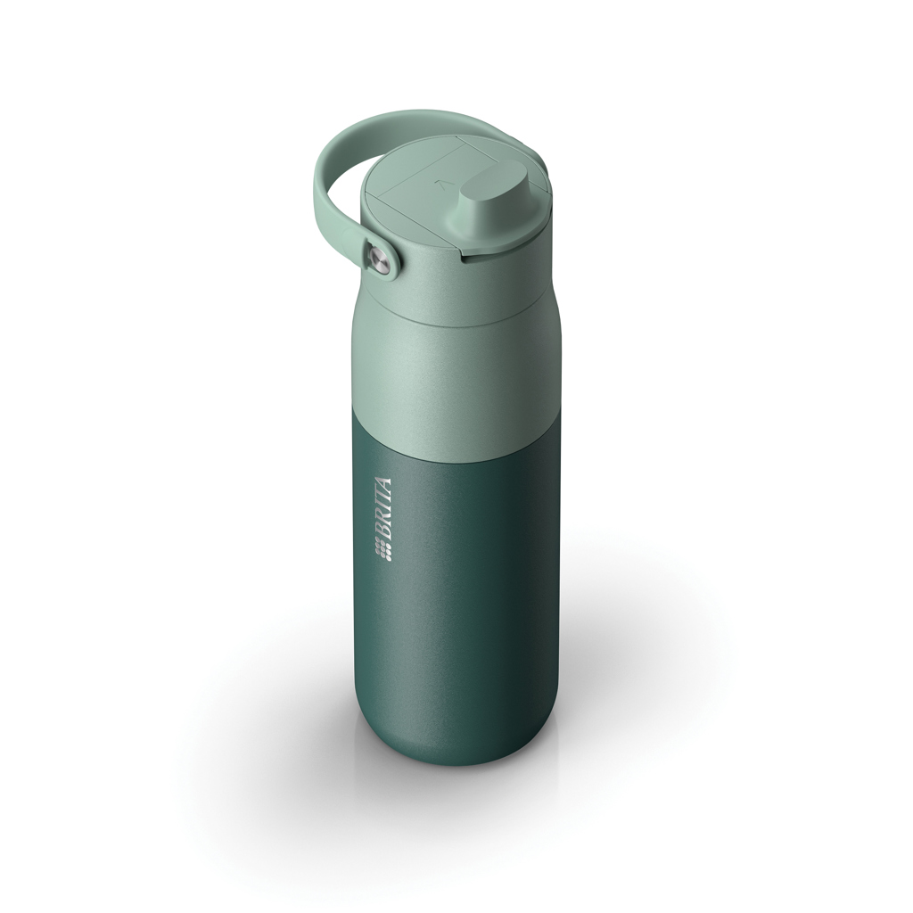 BRITA LARQ Essential Wasserflasche 1000ml, grün