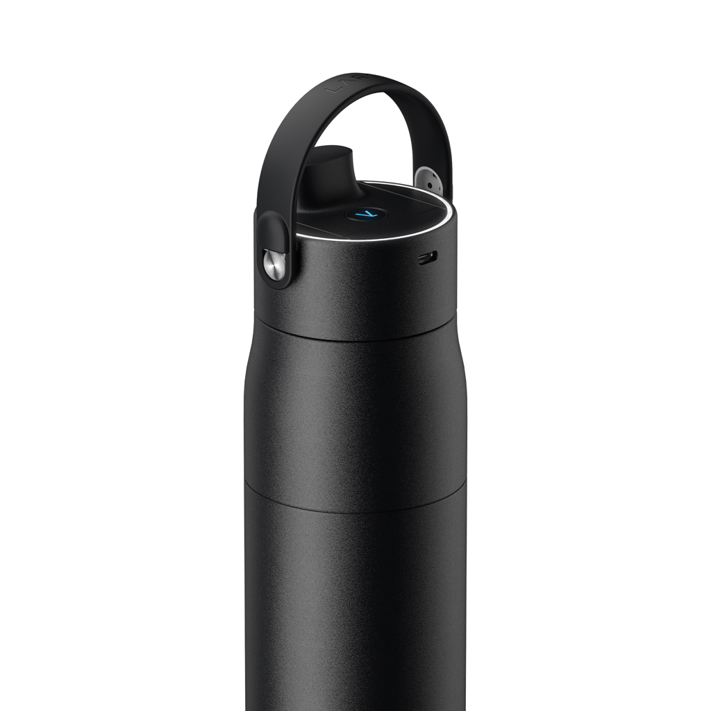 BRITA LARQ IQ Track Purify Clean Flasche 680ml, schwarz