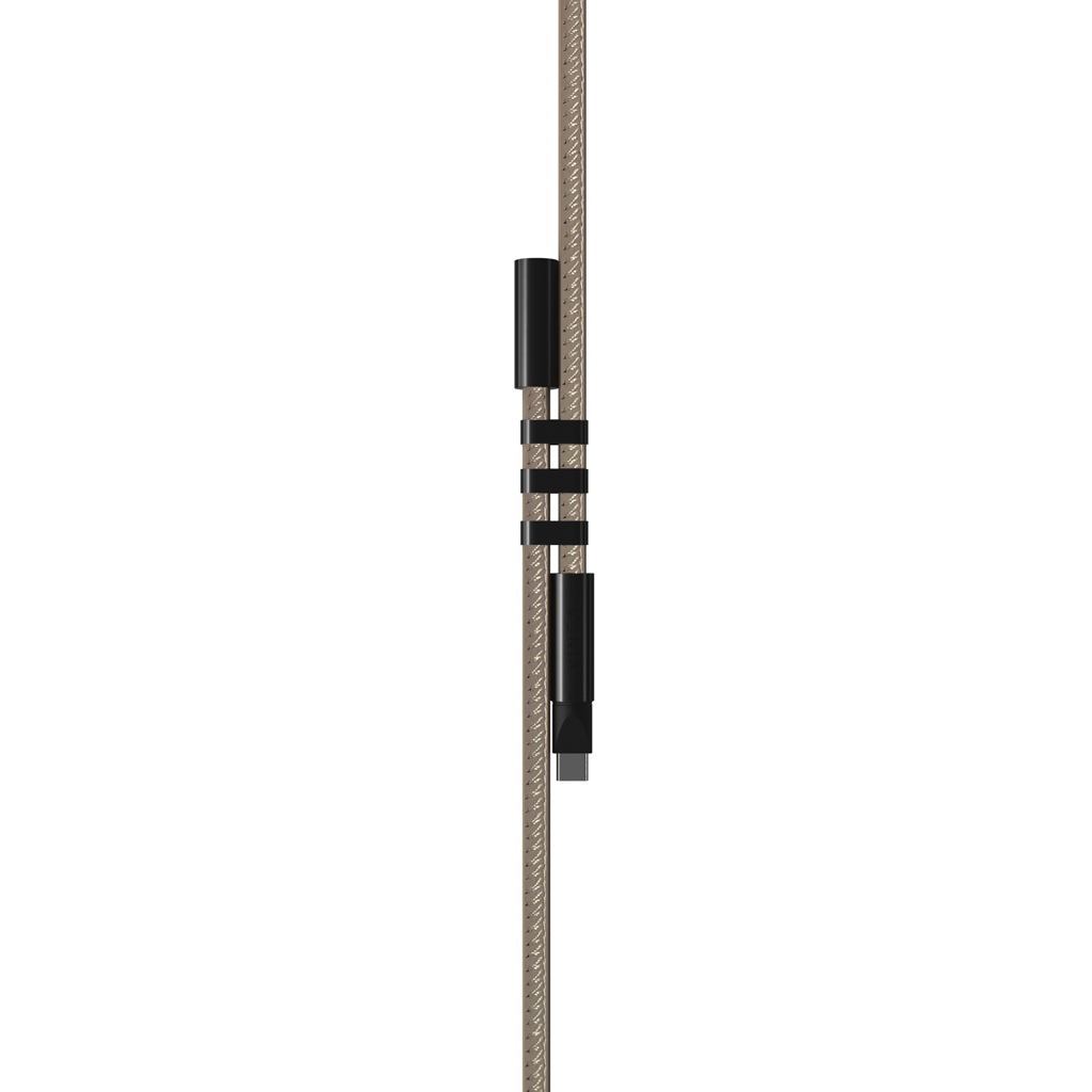VINGA Baltimore RCS Ladekabel/Lanyard, greige