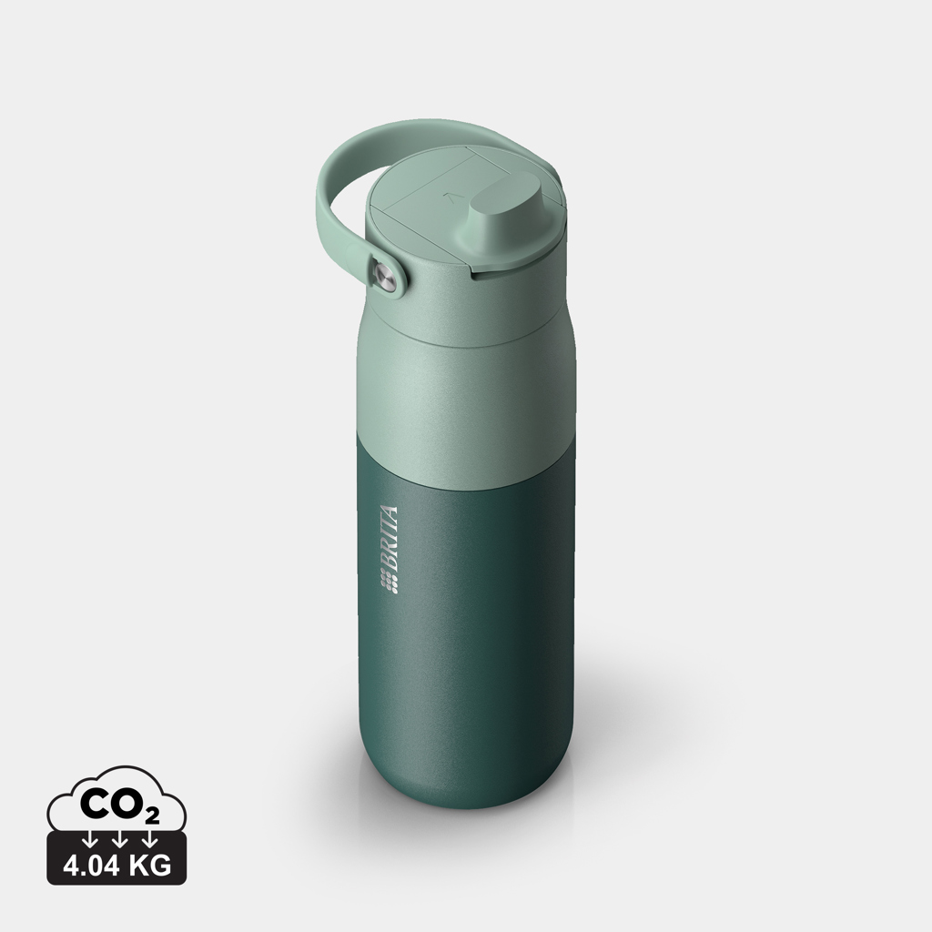 BRITA LARQ Essential Wasserflasche 1000ml, grün