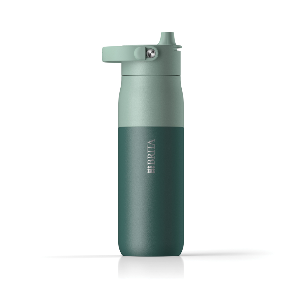 BRITA LARQ Essential Wasserflasche 1000ml, grün