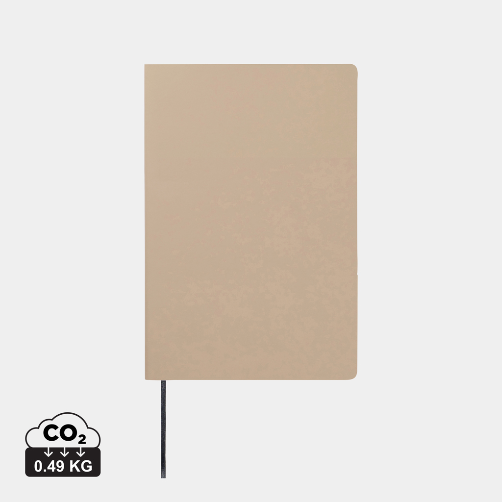 VINGA Baltimore RCS PU Softcover Notizbuch, greige