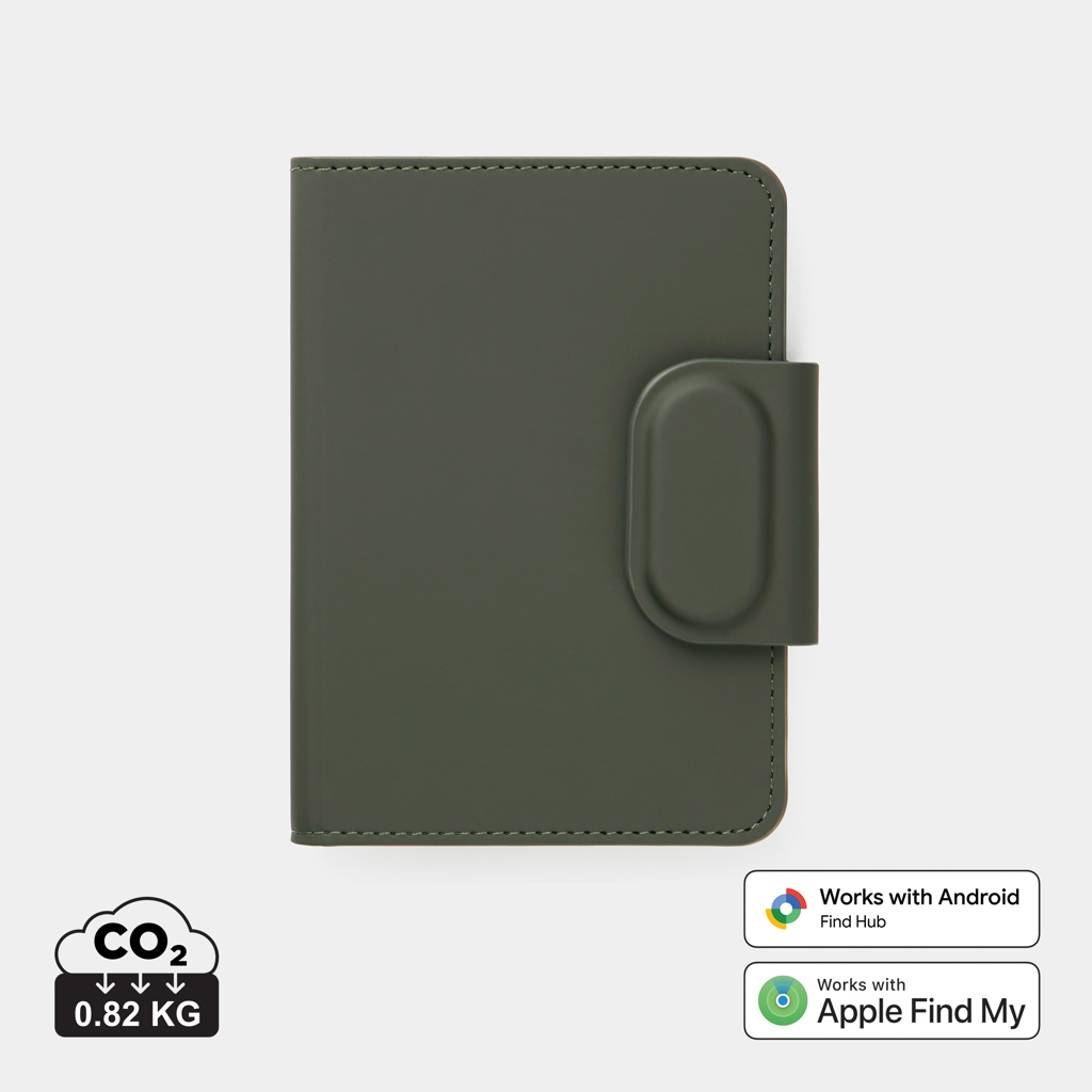 VINGA Baltimore RCS Passport Cover mit Dual-Finder, grün