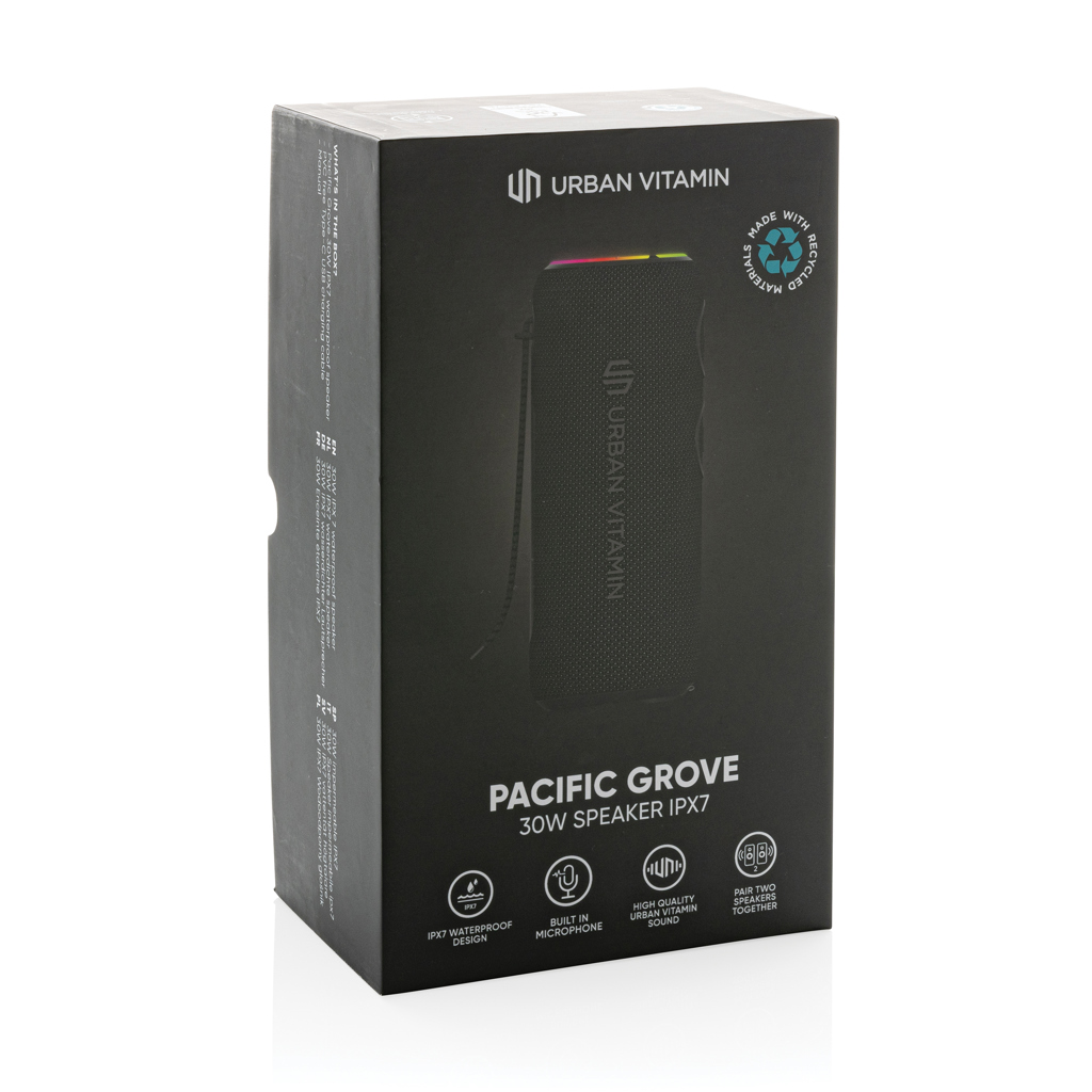 Pacific Grove 30W IPX7 Speaker aus RCS Plastik