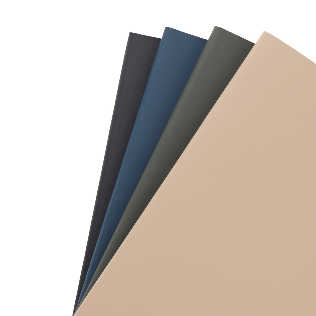VINGA Baltimore RCS PU Softcover Notizbuch, greige