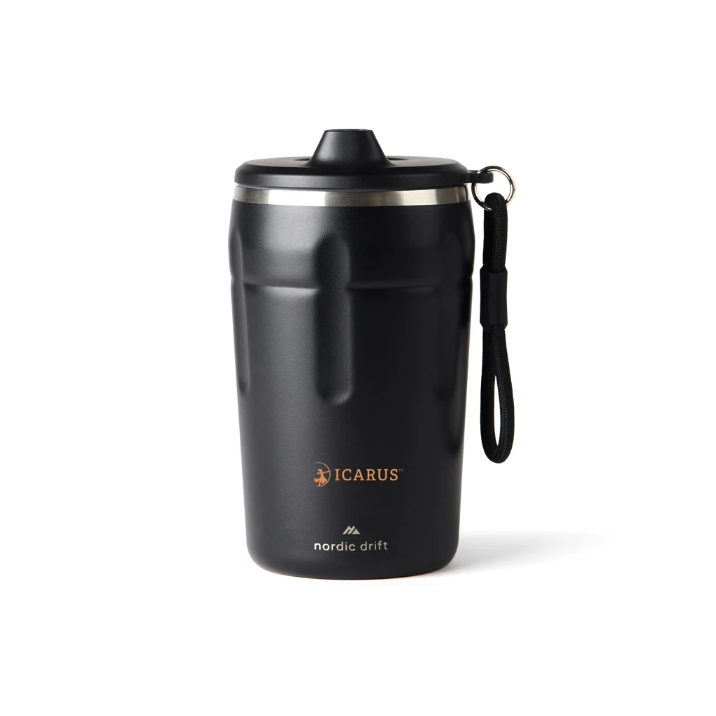 Nordic Drift Trail verschließbarer RCS Mug 350ml, schwarz