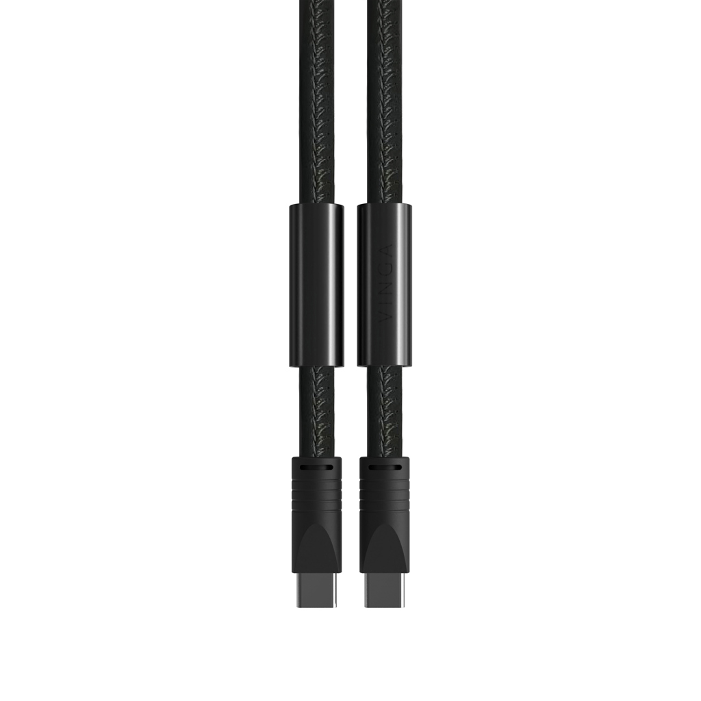 VINGA Baltimore RCS Ladekabel/Lanyard, schwarz