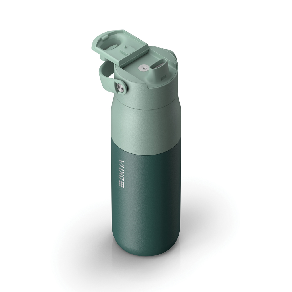 BRITA LARQ Essential Wasserflasche 1000ml, grün