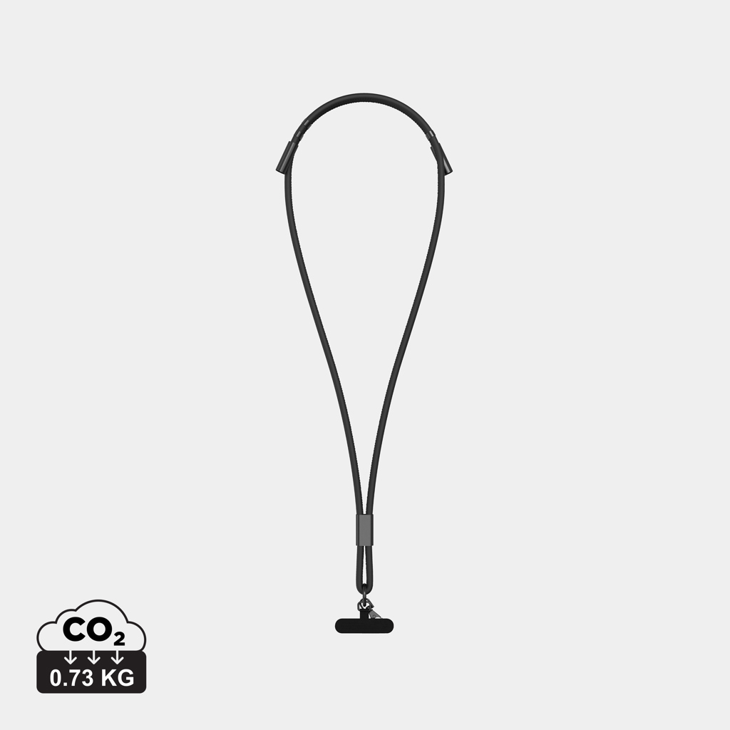VINGA Baltimore RCS Ladekabel/Lanyard, schwarz