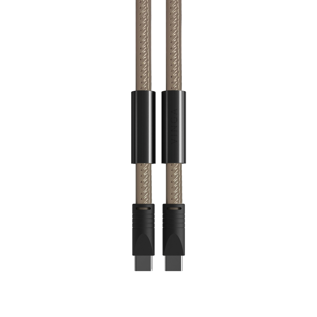 VINGA Baltimore RCS Ladekabel/Lanyard, greige