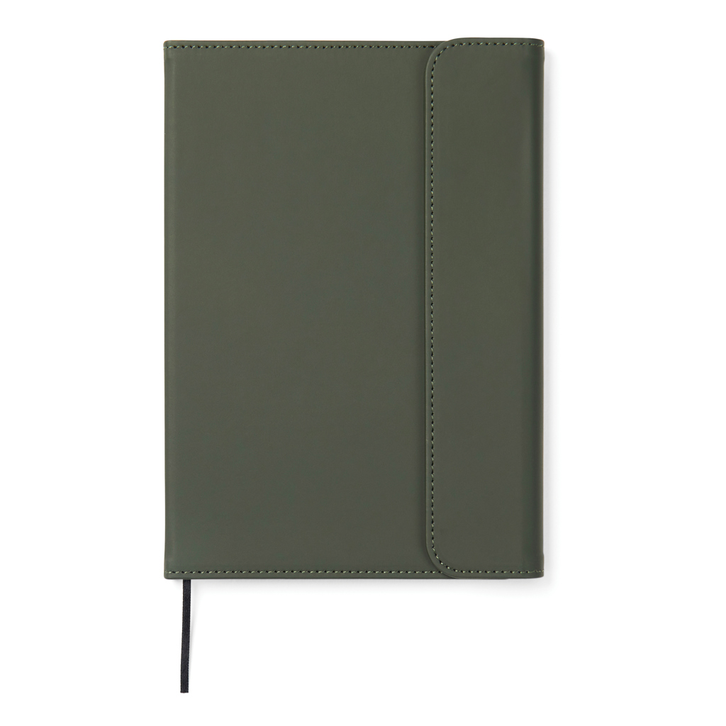 VINGA Baltimore GRS-zertifiziertes Papier & PU-Notizbuch, grün