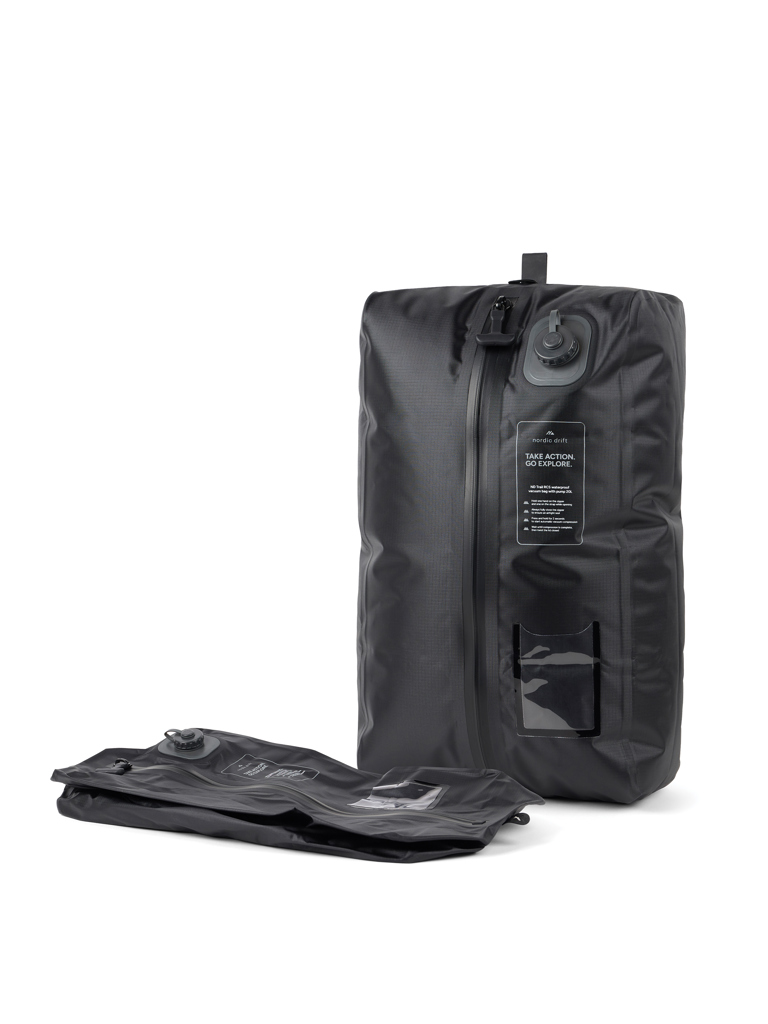 Nordic Drift Trail RCS IPX 8 Vakuumbeutel mit Pumpe, 20L, schwarz