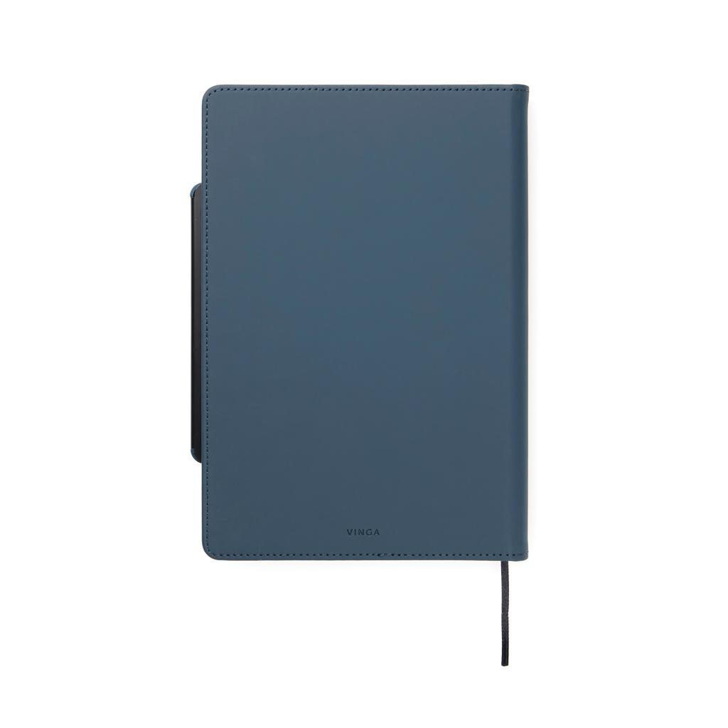 VINGA Baltimore RCS 4-in-1 nachfüllbares Notizbuch, navy blau