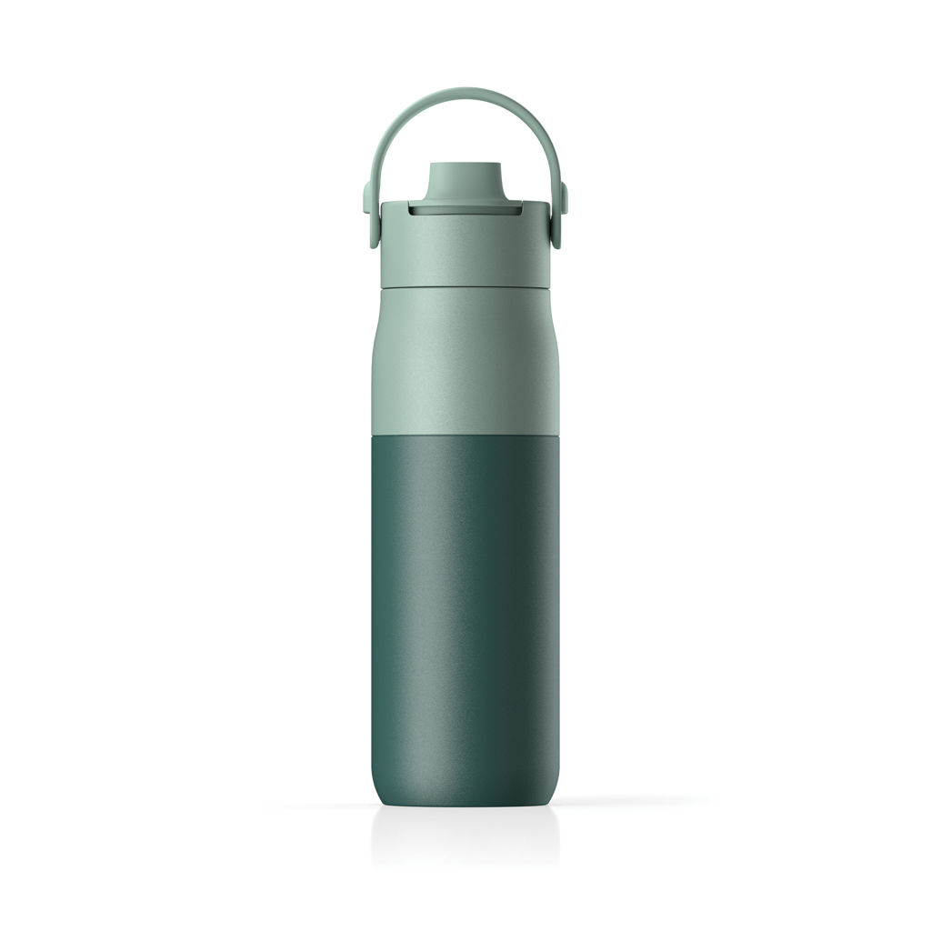 BRITA LARQ Essential Wasserflasche 1000ml, grün